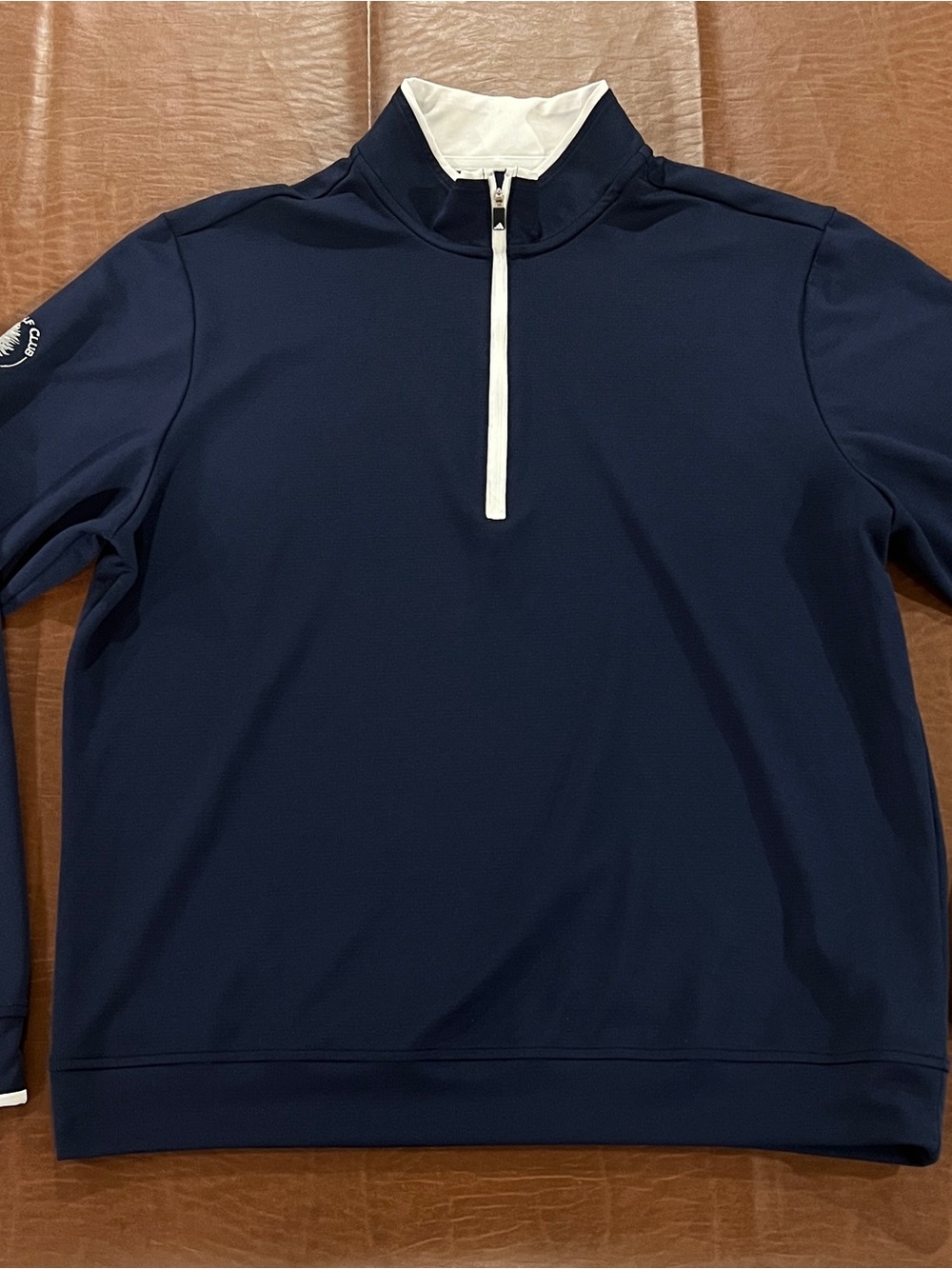Adidas Men’s York Golf Club Worthington Ohio 1/4 Zip Activewear Pullover - Large